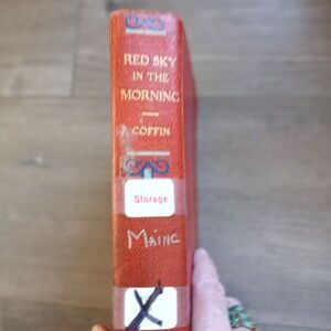 Red Sky in the Morning Robert Tristram Coffin 1935 HC Macmillan Ex Library